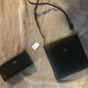 Coach crossbody and wallet